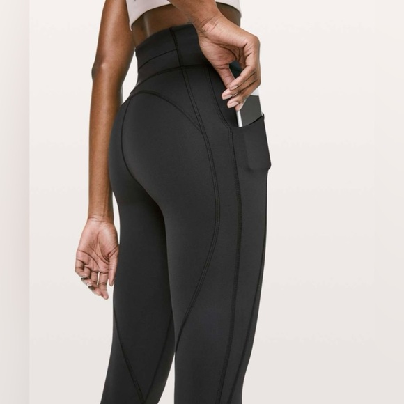 Lululemon Time To Sweat Crop 23" Size 2 - Picture 4 of 8